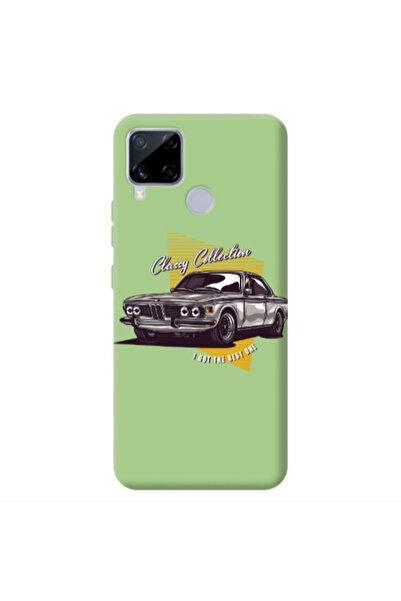 Other Realme C25 Classy Collection Light Green Colored Silicone TPU Θήκη