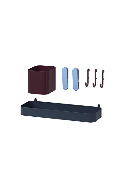 IKEA Piese de tablă Skadis, set de 7 bucăți, piese de tablă multifuncționale,...