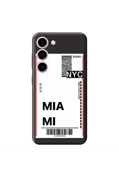 Other Samsung S23 Plus Miami NYC Black Colored Silicone TPU Θήκη