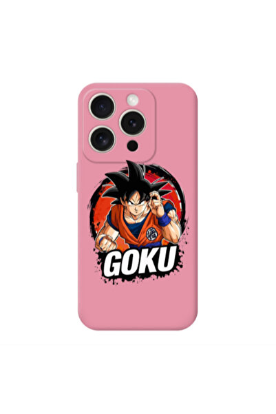 Other Apple Iphone 16 Pro Dragon Ball Pink Colored Silicone TPU Θήκη