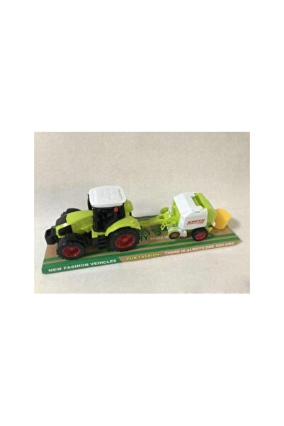 OEM Tractor cu masina agricola Macyszyn Toys, din vinil, cu ambalaj cu fereas...