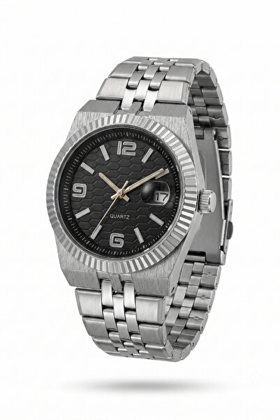 TEKMAKG High Quality Luxury Steel Band Classic Men's Wristwatch with Calendar