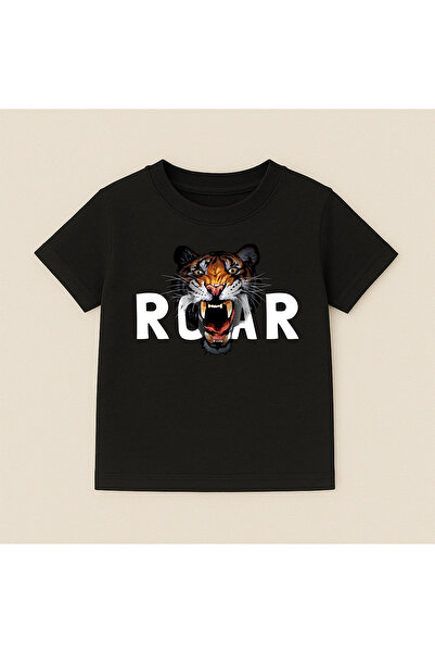 SVART WEAR Παιδικό και εφηβικό μπλουζάκι με στάμπα αρκουδάκι, βαμβακερό, με κ...