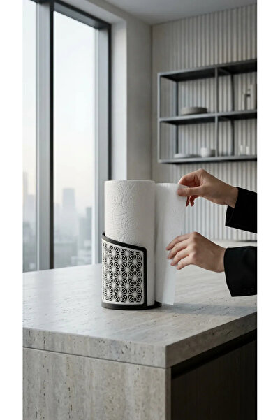 Nuvia Mira Rulo Towel Holder Napkin Holder – Double Color Decorative Design
