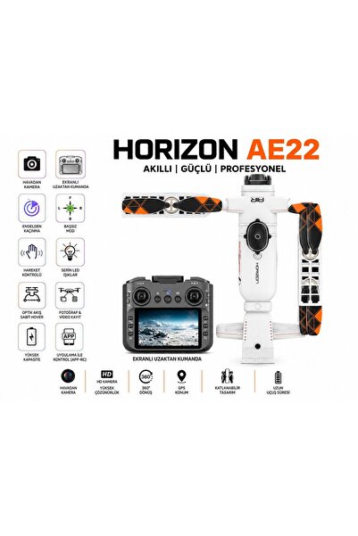ATLT ATLANTİS HORIZON AE22 DRON GPS DESTEKLİ KATLANABİLİR HD KAMERALI SU PÜSK...