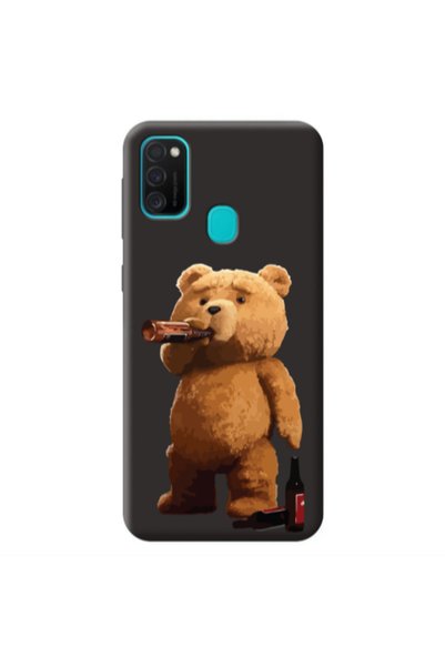 Other Samsung M21 Beer Time Black Colored Silicone TPU Θήκη