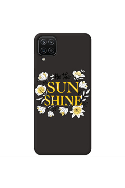 Other Samsung A12 Sun Shine Black Colored Silicone TPU Θήκη