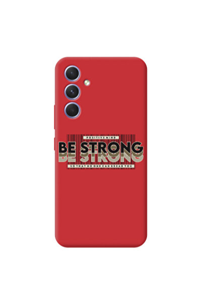 Other Samsung A56 Positivemind Red Colored Silicone TPU Θήκη