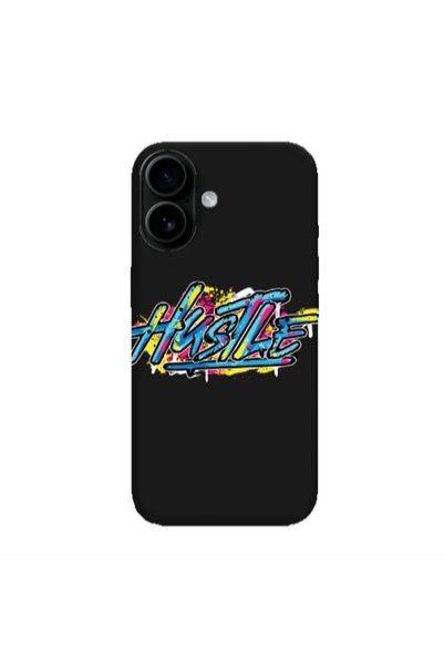 Other Apple Iphone 16 plus Hustle Black Colored Silicone TPU Θήκη