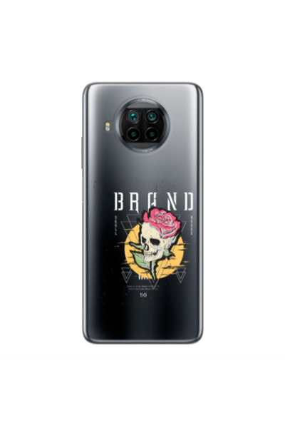Other Xiaomi Mi 10T Lite Skull Roses Transparent Silicone TPU Θήκη