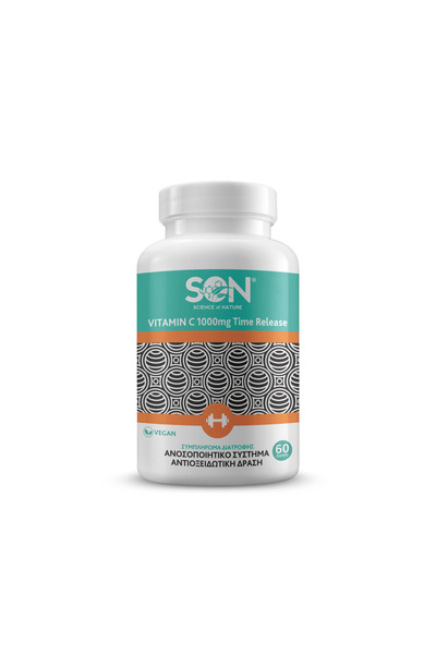 SON | Vitamin C 1000mg Time Release Βιταμίνη C Παρατεταμένης Διάρκειας | 60 δ...