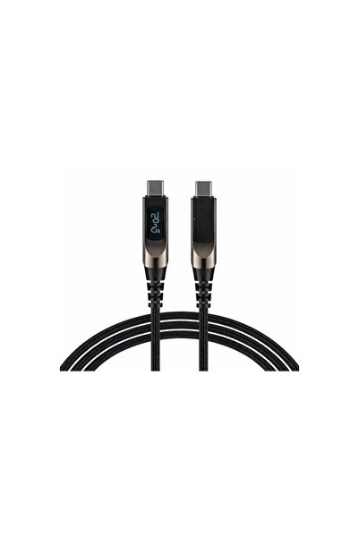 Tradeo 240W Type-C to Type-C Fast Charging Cable with LED Display