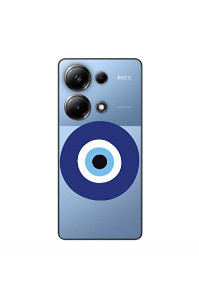 Other Xiaomi Poco M6 Pro 4G Evil eye bead Transparent Silicone TPU Θήκη