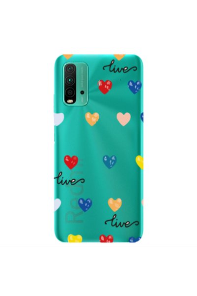Other Xiaomi Redmi 9T Heart Lives Transparent Silicone TPU Θήκη