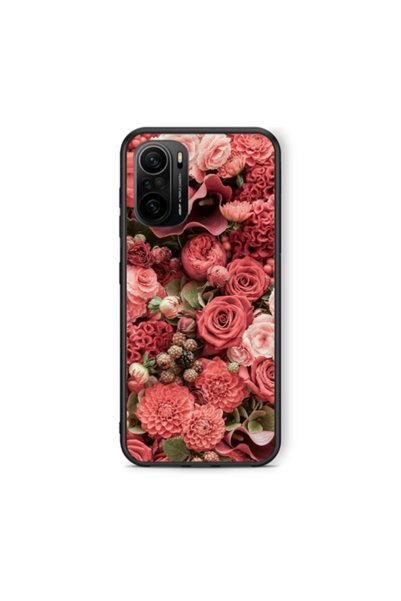 Other Xiaomi Poco F3 Rose festival Black Glossy Θήκη