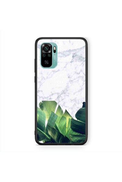 Other Xiaomi Redmi Note 10 4G Marble Laves Black Glossy Θήκη