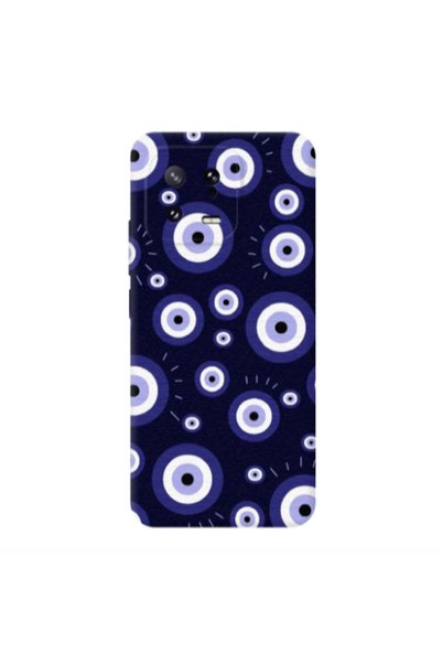 Other Xiaomi Mi 13 5G Purple evil eye bead Transparent Silicone TPU Θήκη