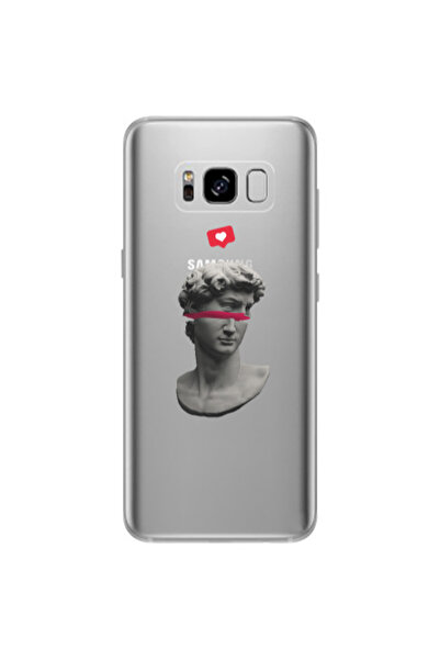 Other Samsung S8 Half statue Transparent Silicone TPU Θήκη