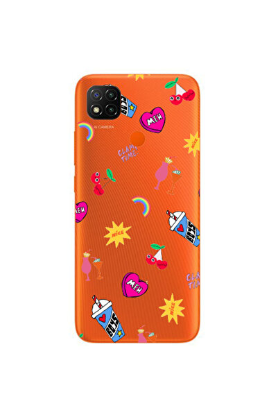 Other Xiaomi Redmi 9c glam time Transparent Silicone TPU Θήκη