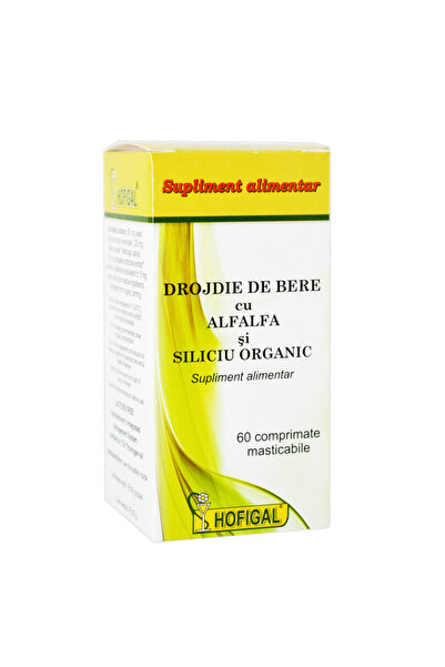 Hofigal Drojdie Bere cu Alfalfa si Siliciu Organic 60cpr