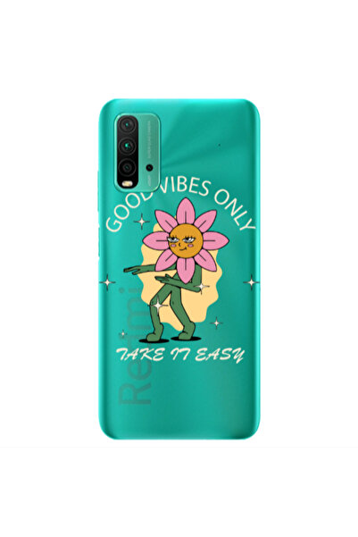 Other Xiaomi Redmi 9T Good Vibes Only Transparent Silicone TPU Θήκη