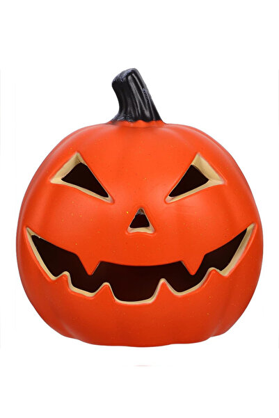 GGEROU Halloween Jack-o'-Lantern Outdoor Yard Decor, Plastic Retro-Style Holl...