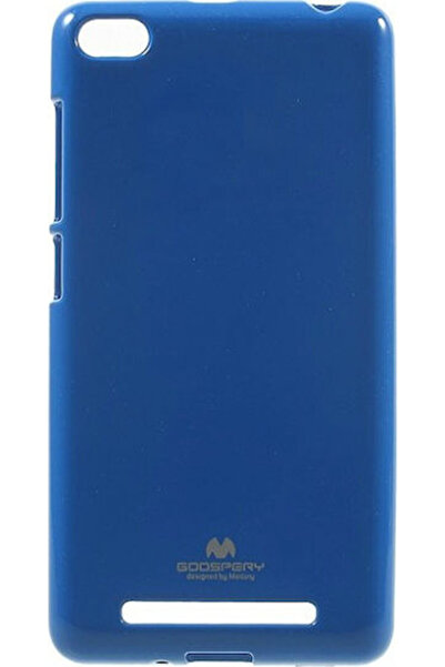 Mercury Θήκη Πλάτης Σιλικόνης Τζελ Μπλε για Redmi 4a