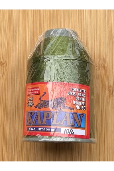 Kaplan 6 Layers of 100 Gr Polyester Thread for Sewing, Embroidery, and Lace H...