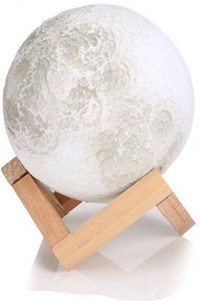Generic LED Moon Lamp for Night Lighting with Base for Table and Desk with Ma...
