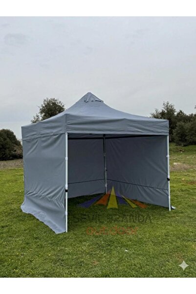 SEVİLBRANDA 3X3 GAZEBO TENTE 3 DUVAR KUMAŞLI
