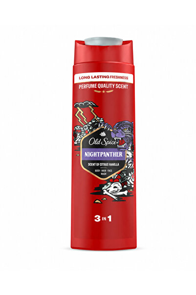 Old Spice Night Panther 3-in-1 shower gel, for body, hair and face, citrus an...