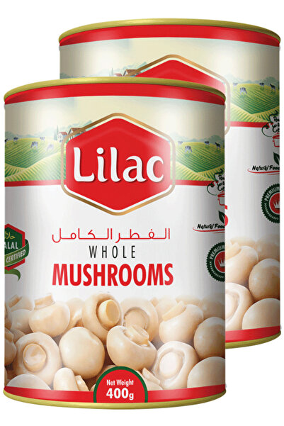 LILAC Canned Mushroom Whole 2x400g