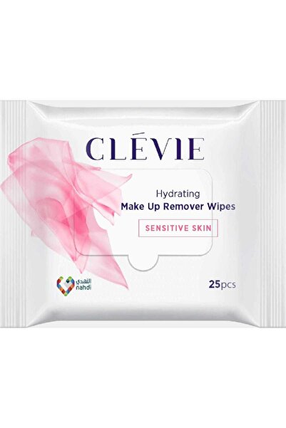 Clevie Make Up Remover Wipes Sensitive Skin 25 Pcs