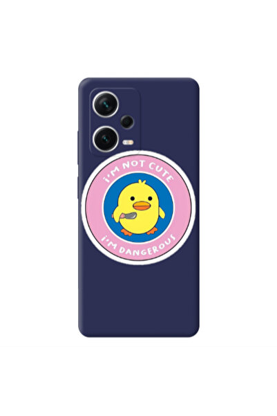Other Xiaomi Poco X5 I m dangerus Dark blue Colored Silicone TPU Θήκη