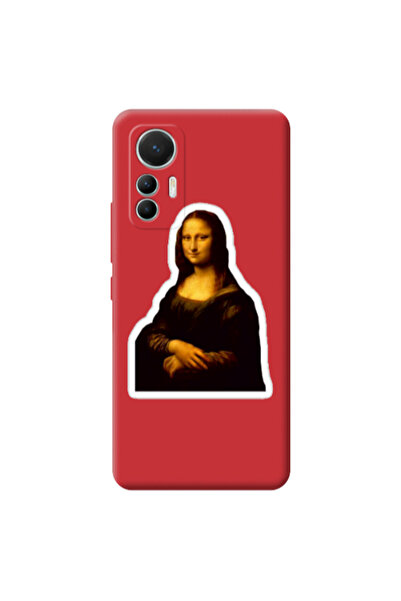 Other Xiaomi Mi 12 Lite Davinci Red Colored Silicone TPU Θήκη