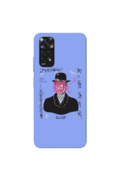 Other Xiaomi Redmi Note 11 4G Awes Light Purple Colored Silicone TPU Θήκη