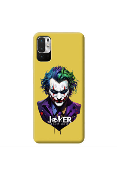 Other Xiaomi Redmi Note 10 Pro 5G Le amer Joker Yellow Colored Silicone TPU Θήκη