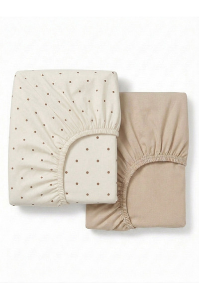 ngn collection 100% Cotton Poplin 2-Piece Baby Elastic Sheet Set 60X120 cm – ...