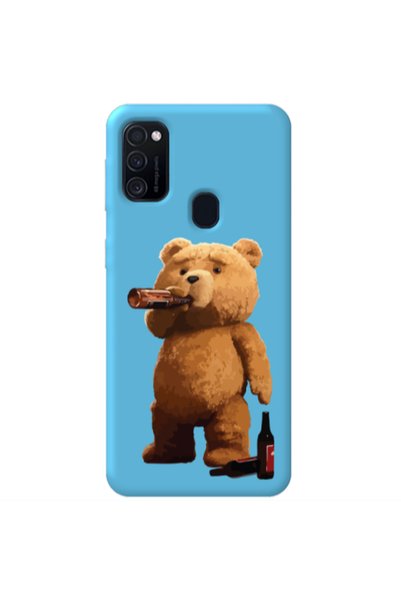 Other Samsung M21 Beer Time Blue Colored Silicone TPU Θήκη