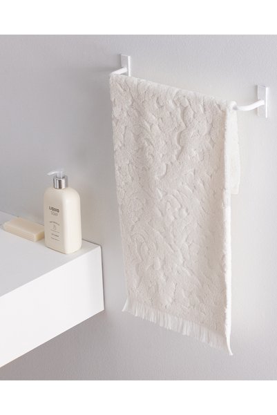 Madame Coco Pavot 100% Cotton Face Towel - Ecru - 50X70 cm