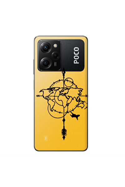 Other Xiaomi Poco X5 Pro Old Map Transparent Silicone TPU Θήκη