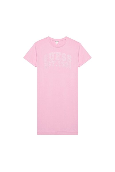 Guess Rochie de zi cu zi pentru fete J6RK00KA6R4 Roz