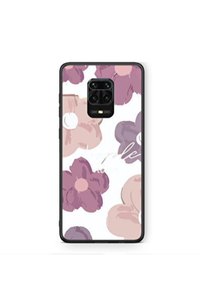 Other Xiaomi Redmi Note 9 Pro Flowers 2 Black Glossy Θήκη
