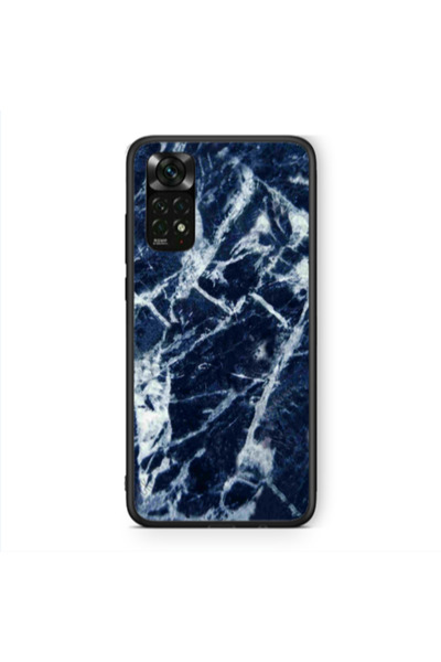Other Xiaomi Redmi Note 11 Pro 5G Marble Cracked Purple Black Glossy Θήκη