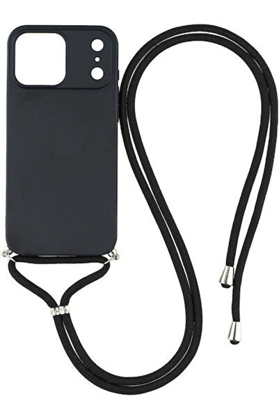 OEM Πίσω Κάλυμμα με Λουράκι Μαύρο (iPhone 17 Pro Max) Κωδικός: 01IPH6016