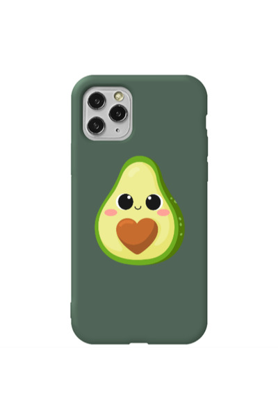Other Apple iPhone 11 Pro Baby avocado Dark Green Colored Silicone TPU Θήκη