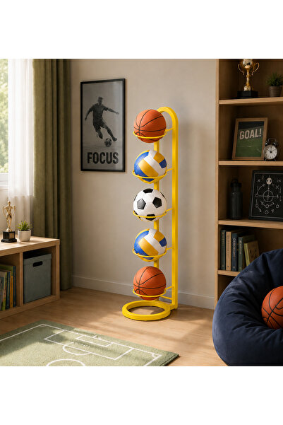 df doffo.com.tr creative furniture designs 5-Shelf Ball Basket Multi-Tier Bal...