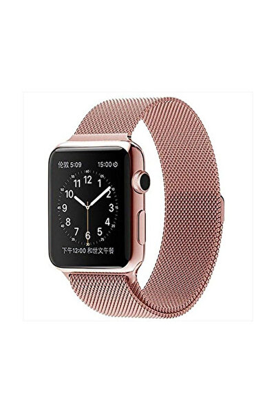 OEM Λουράκι από ανοξείδωτο ατσάλι ροζ (Apple Watch 42/44/45/46/49mm)