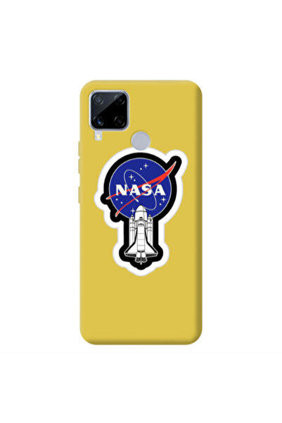 Other Realme C25 Nasa 2 Yellow Colored Silicone TPU Θήκη
