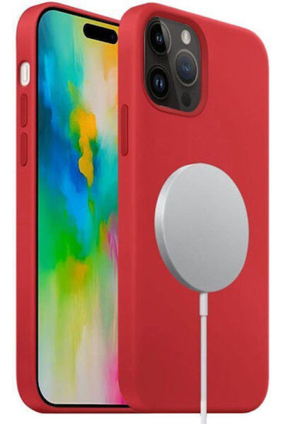 OEM Πίσω Κάλυμμα Σιλικόνης Κόκκινο (iPhone 16 Pro Max) Κωδικός: 01IPH5833